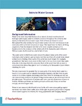 Intro to Water Background Info Cover Image