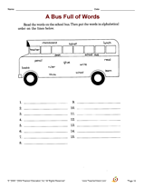 A Bus Full of Words
