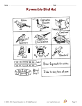 Reversible Bird Hat