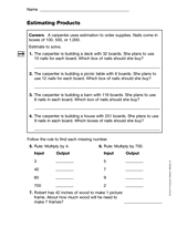 Estimating Products (Gr. 3)