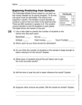 Exploring Predicting from Samples (Gr. 5)