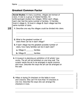 Greatest Common Factor (Gr. 5)