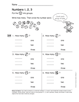 Numbers 1, 2, 3 (Gr. 1)