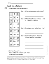 Numbers to 60: Look for a Pattern (Gr. 1)