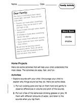 Sound, Light, and Heat: Family Activity 1