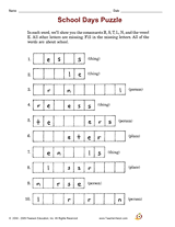 School Days Puzzle