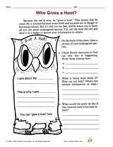 Who Gives a Hoot?