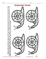 Subtraction Snails