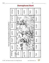 Homophone Hunt