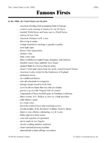 Famous Firsts: 1900s