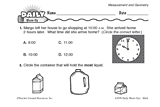 Math Warm-Up 108 for Gr. 1 & 2: Measurement & Geometry