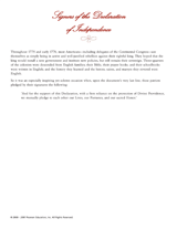 Signers of the Declaration of Independence