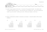 Math Warm-Up 82 for Gr. 3 & 4: Operations