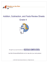 Addition, Subtraction, & Facts Review Sheets (Gr. 4)
