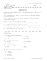 Reading Warm-Up 136 for Gr. 1 & 2: Mystery/Suspense/Adventure