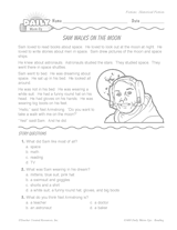 Historical Fiction Reading Warm-Up: Walk on the Moon