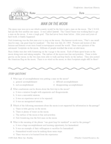 Space Reading Warm-Up: Man on the Moon