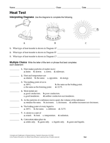 Physical Science Test: Heat