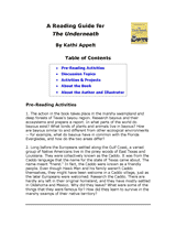 Reading Guide for The Underneath