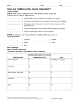 How Are Metamorphic Rocks Classified?