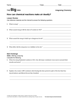 How Can Chemical Reactions Make Air Deadly?