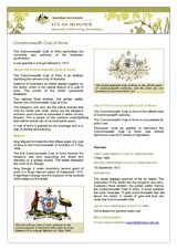 The Commonwealth Coat of Arms