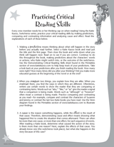 Practicing Critical Reading Skills