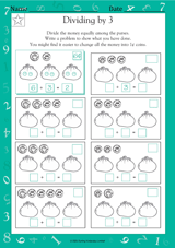 Dividing by 3 with Coins