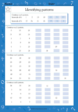 Identifying Number Patterns II (Grade 4)