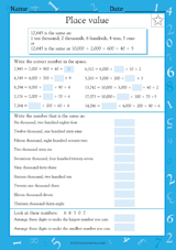 Place Value to Ten Thousands