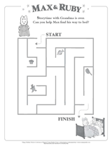 Max & Ruby Bedtime Maze
