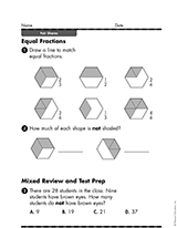 Equal Fractions