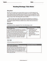 Reading Strategy: Take Notes