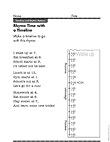 Rhyme Time with a Timeline