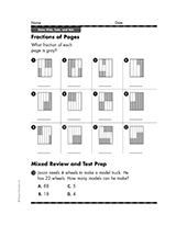 Fractions of Pages